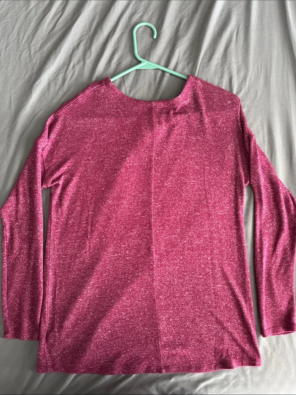 Justice Girls Pink Lace-Up Long Sleeve Sweater Top